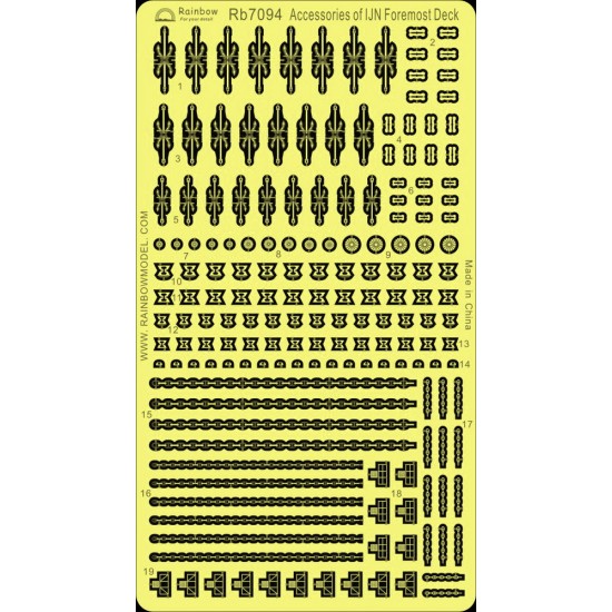 1/700 IJN Foremost Deck Accessories 