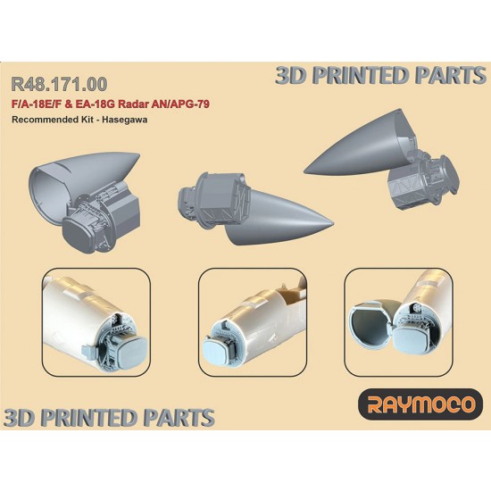 1/48 F/A-18E/F / EA-18G Radar for Hasegawa kit