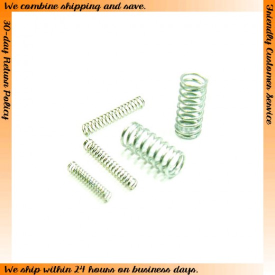 Springs x10pcs (R=1.5; H=5.7; H-min=1.8; f=0.15)