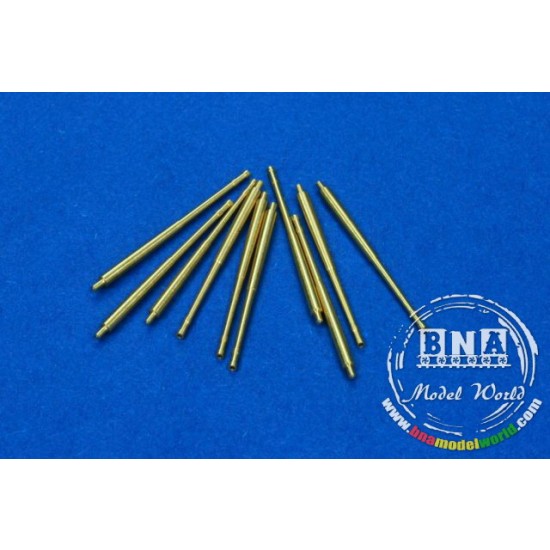 Gun Barrels for 1/200 105mm German Naval Gun (10pcs/szt)