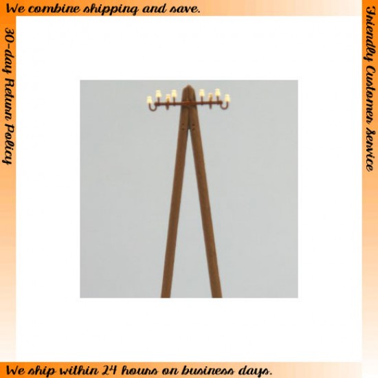 HO scale (1/87) - Lamp & Electric Pole Vol.25
