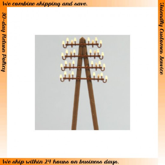 HO scale (1/87) - Lamp & Electric Pole Vol.28