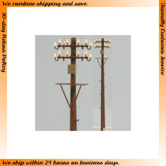HO scale (1/87) - Lamp & Electric Pole Vol.32