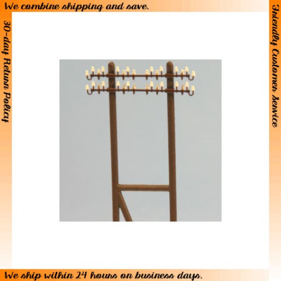 HO scale (1/87) - Lamp & Electric Pole Vol.36