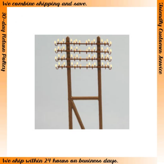 HO scale (1/87) - Lamp & Electric Pole Vol.38
