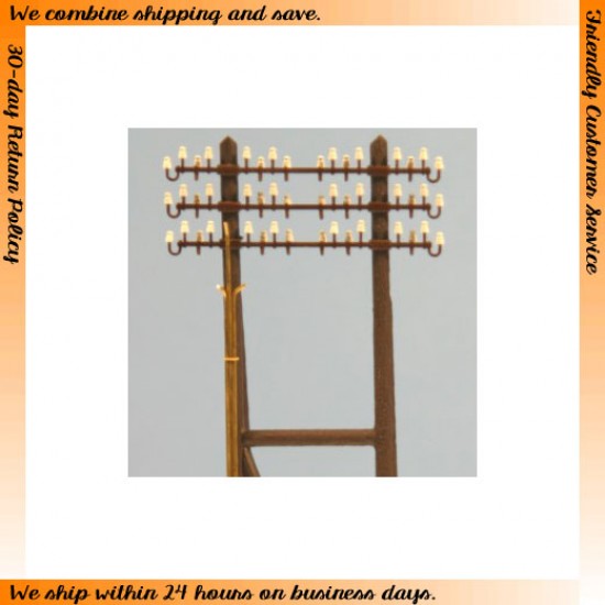 HO scale (1/87) - Lamp & Electric Pole Vol.40