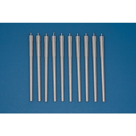 1/350 305mm (12") L/45 Mk.10 Gun Barrels 10pcs for Indefatigable Class,Lord Nelson,etc