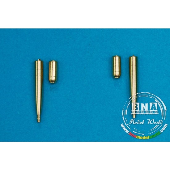1/48 20mm Hispano Cannons (2pcs) Used in Spitfire "Wing E" II