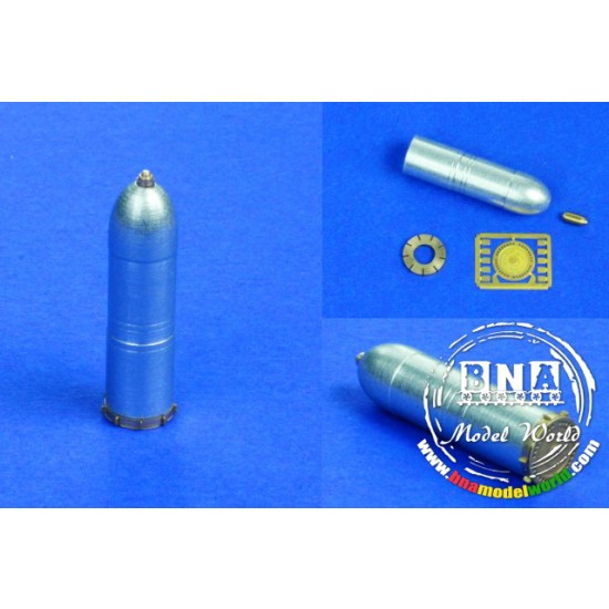 1/48 Ammunition - The 38cm rocket HE Projectile for Sturmtiger (x3pcs)