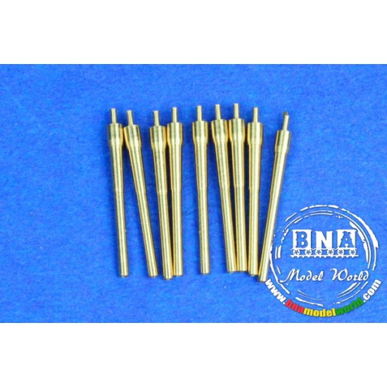 1/700 406mm (16")/45 Gun Barrels x9pcs for North Carolina &South Dakota Classes