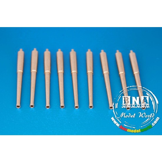 1/700 381mm L/50 Gun Barrels x9pcs for Littorio Class Main Guns