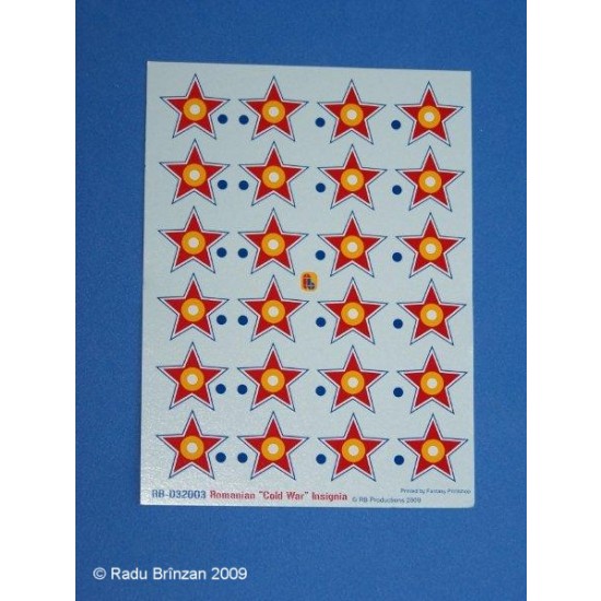 1/32 Romanian Cold War Insignia Decals