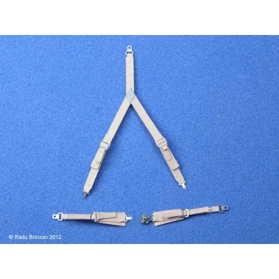 1/24 British/RAF Sutton QS/QL/QP Seat Harness set (Pre-cut Belts w/Photo-Etched Buckles)