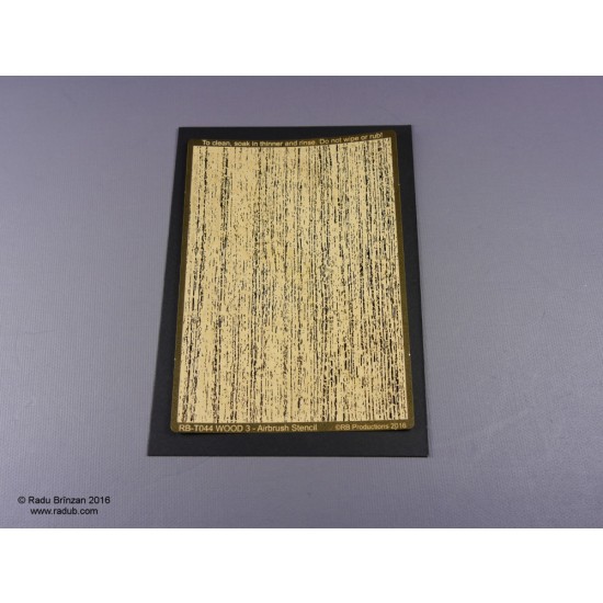 Wood Stencil Masking Sheet for Airbrushing Vol. 3