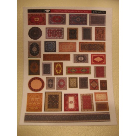 1/16, 1/35, 1/72 Small Carpets on Real Cloth