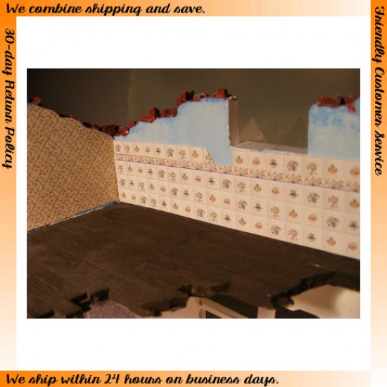 1/35 3D Wall Tiles - Design Type C (10cm x 15cm)