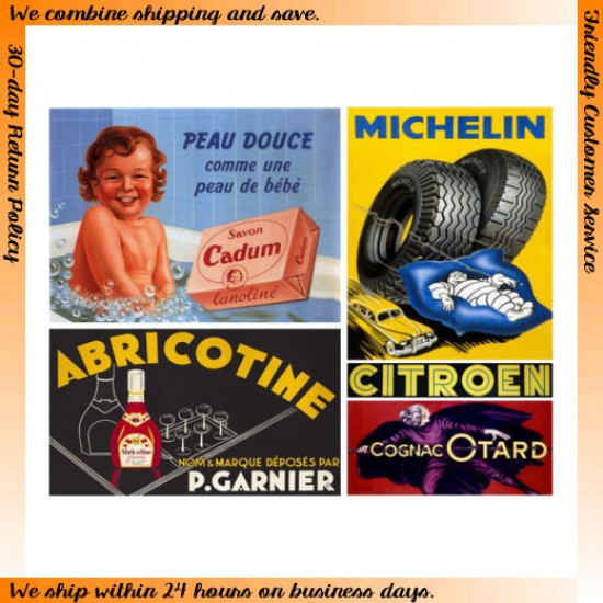 1/35 Wall Advertisement Decals - French Vol.2