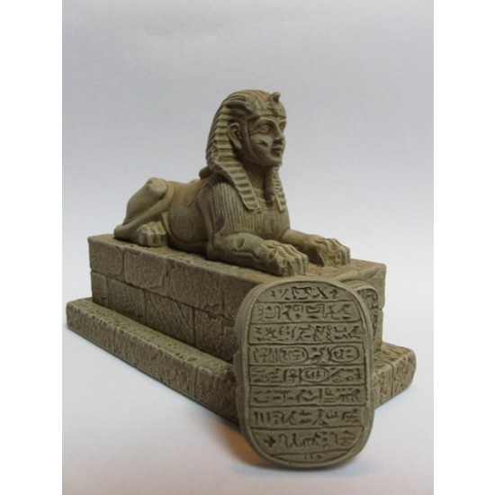 Reality In Scale 1/35 Small Sphinx Statue (Size: 11.5x5.3x8cm)(Suitable ...