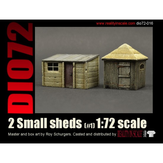 1/72 Small Sheds #1 (Resin kit)