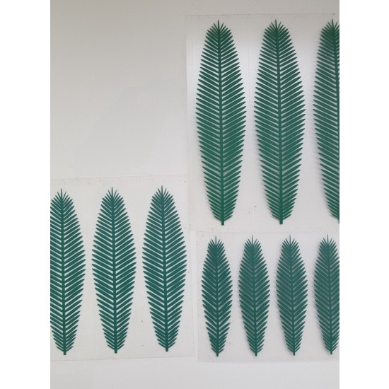 Palm Leaves Type 1 - (24pcs in 3 different sizes w/straight wire)