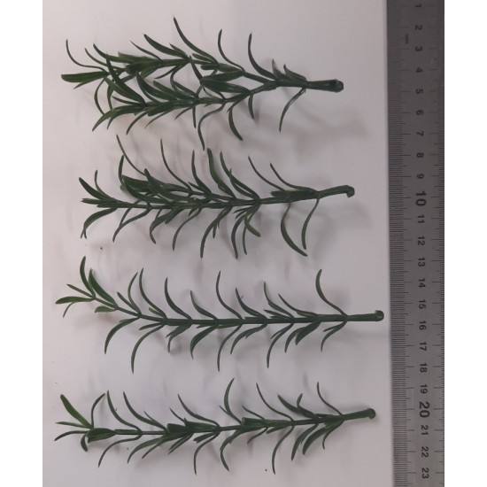 1/35 - 1/16 Plastic Plants - Small Weeds Dark Green