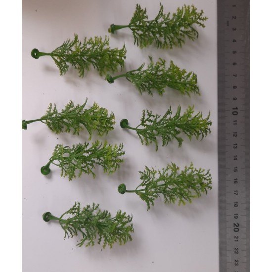1/35 - 1/16 Plastic Plants - Wild Bushes Spring Green