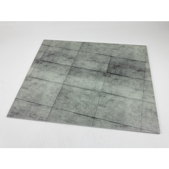 1/35 Concrete Rectangular Type 5 Diorama Base with 3D Effect (380x320mm)