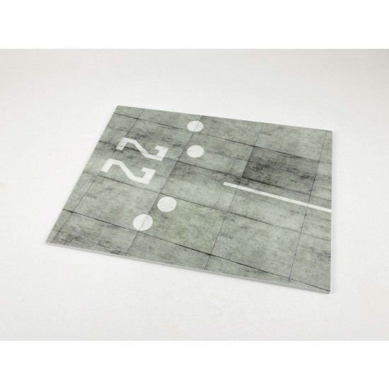 1/72 Modern USSR Airfield Type 2 Diorama Base with 3D Effect (300x230mm)