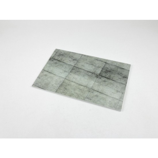 1/72 Concrete Base Rectangular Type 1 Diorama Base with 3D Effect (250x160mm)