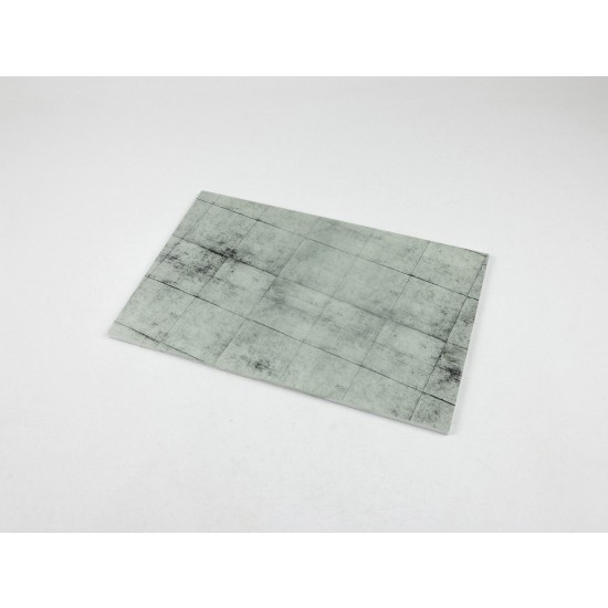 1/72 Concrete Base Square Type 1 Diorama Base with 3D Effect (250x160mm)