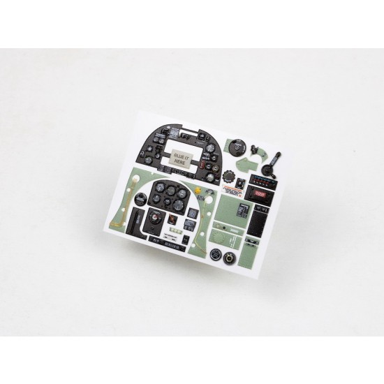 1/24 Supermarine Spitfire Mk.Vb Instrument Panels for Trumpeter kit