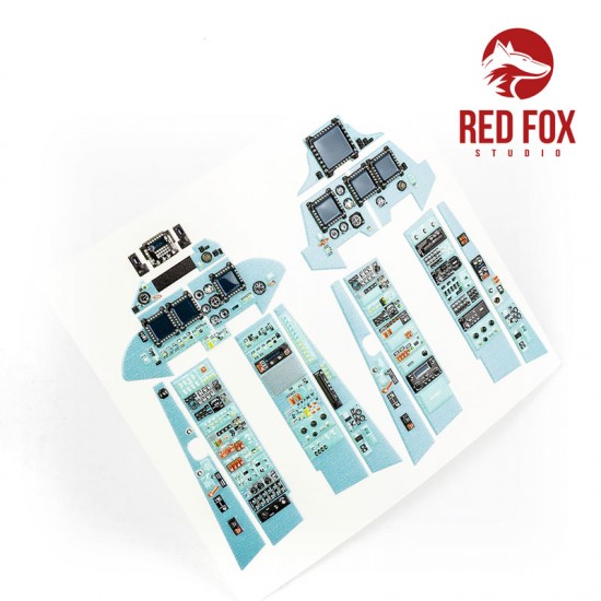 1/32 Su-30 MKI Flanker G Instrument Panels & Detail Parts for Trumpeter kit