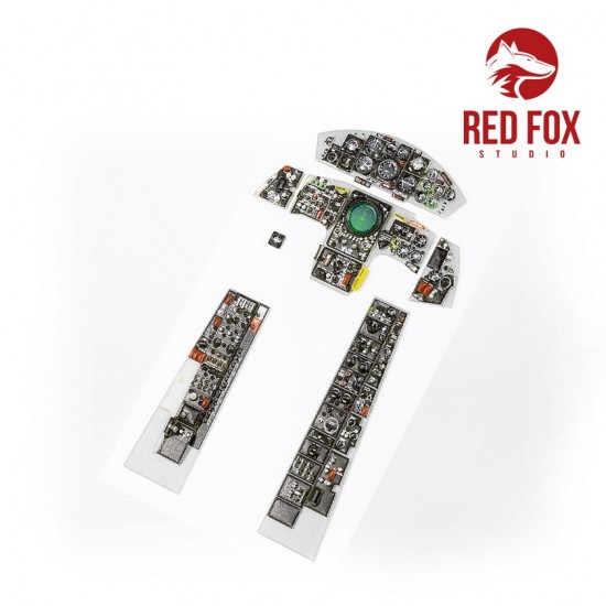 1/32 Lockheed F-104S Starfighter Instrument Panels for Hasegawa kit