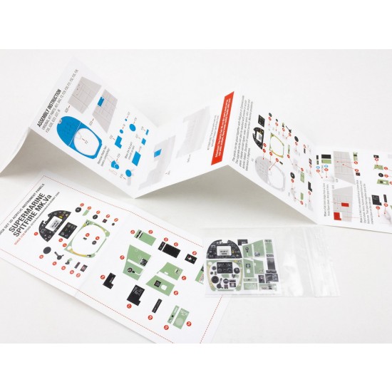 1/32 Supermarine Spitfire Mk.Va Quick Set 3D Acrylic Insturment Panel for Hobby 2000