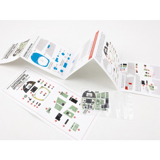 1/32 Supermarine Spitfire Mk.IIa Updated Insturment Panel for Revell/Hobby 2000