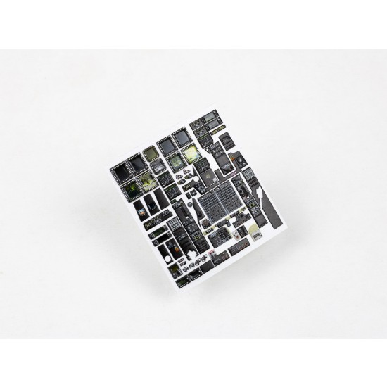 1/35 AH-64D Apache Instrument Panels for Meng kits