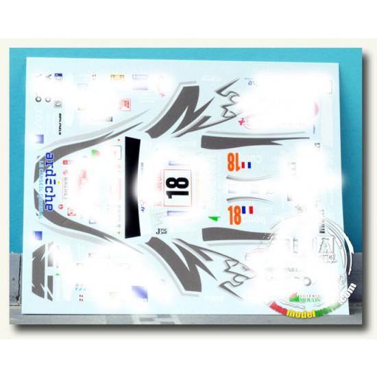 Decals for 1/24 Peugeot 307 WRC Cuoq #7 Monte Carlo 2008 for Tamiya #24285