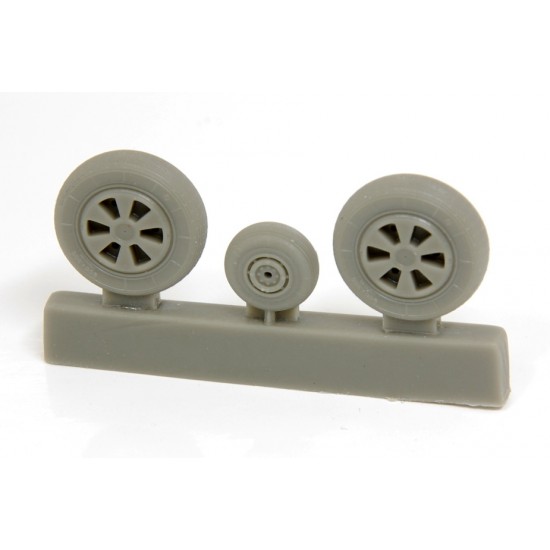 1/48 Mikoyan-Gurevich MiG-21 Wheel Set