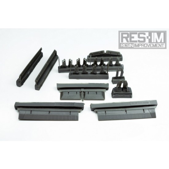 1/48 Grumman F6F Hellcat Flap Down Set for Eduard kits