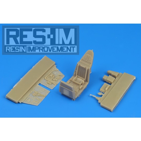 1/72 Messerschmitt Bf109G-5/Bf109G-6/Bf109G-8/Bf109G-14 Cockpit Set for AZ Model kit
