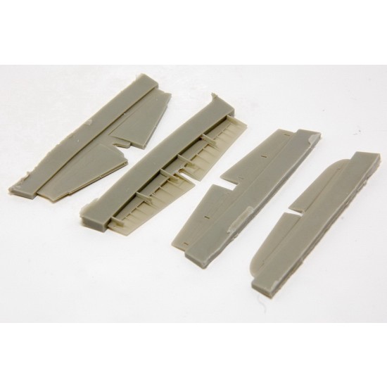 1/72 Mitsubishi J2M Raiden Control Surfacers for Hasegawa kits