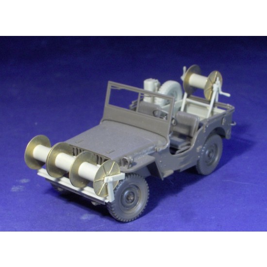 1/35 US Jeep Cable Layer Conversion Set for Tamiya kit (Resin+PE)