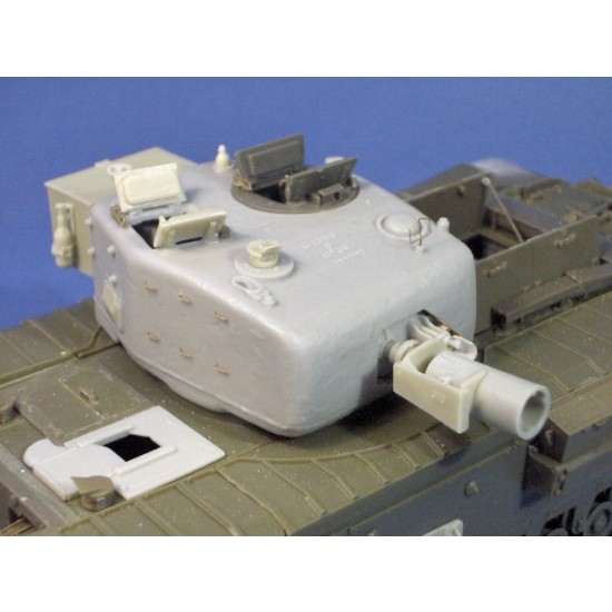 1/35 Churchill IV AVRE Cast Turret Conversion Set for AFV Club Churchill w/Interior