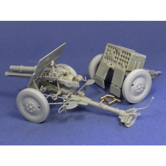1/35 QF 18 Pounder Mk.II & Limber (w/Turned Brass Ammo) Complete Resin kit