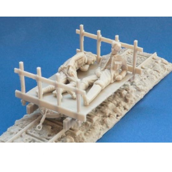 1/35 Medical Wagon w/2 Figures Full Resin kit