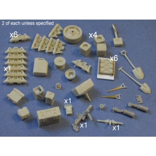 1/35 UK/Commonwealth Sherman Tank Accessories No.1
