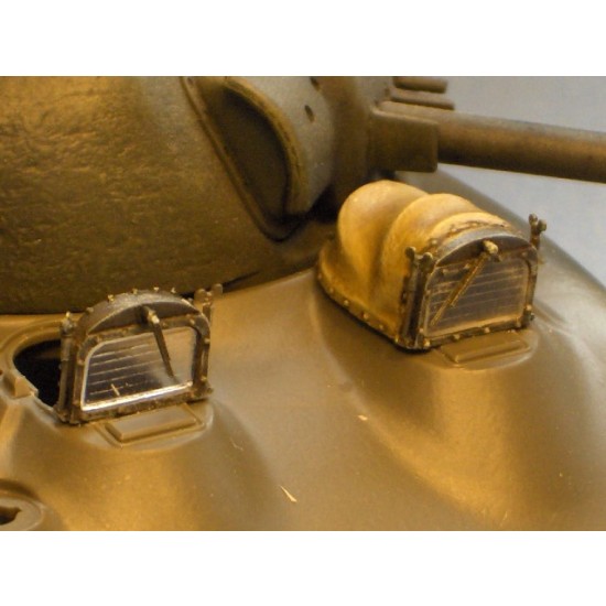 1/35 Sherman Bad Weather Hoods (2 Complete Hoods with Visors)