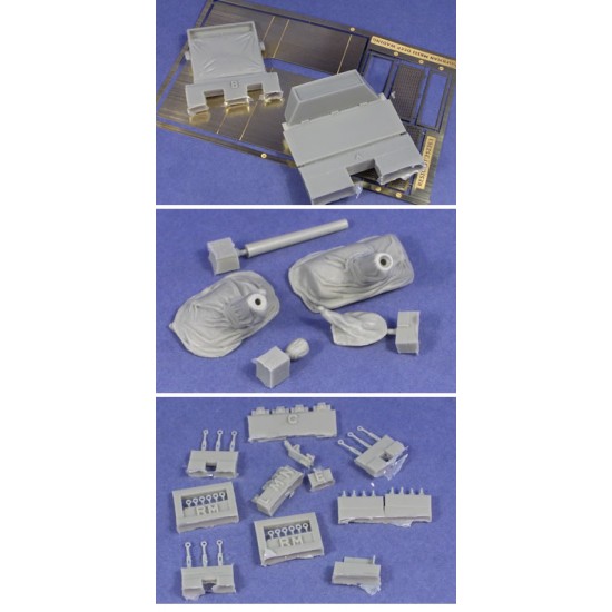 1/35 M4A2 Sherman III Deep Wading Detail Set for Tasca kit