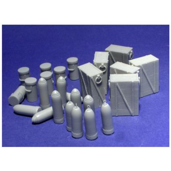 1/35 WWI 9.2 inch Heavy Howitzer Ammo Set