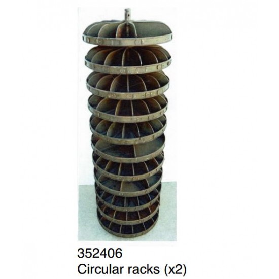 1/35 Circular Racks (2pcs) Resicast 352406